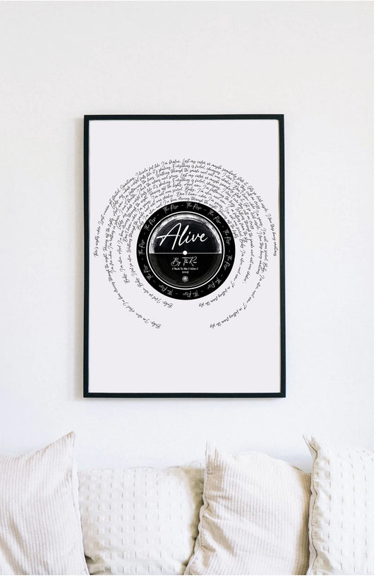 The Rose (더로즈) "Alive" poster Song Print