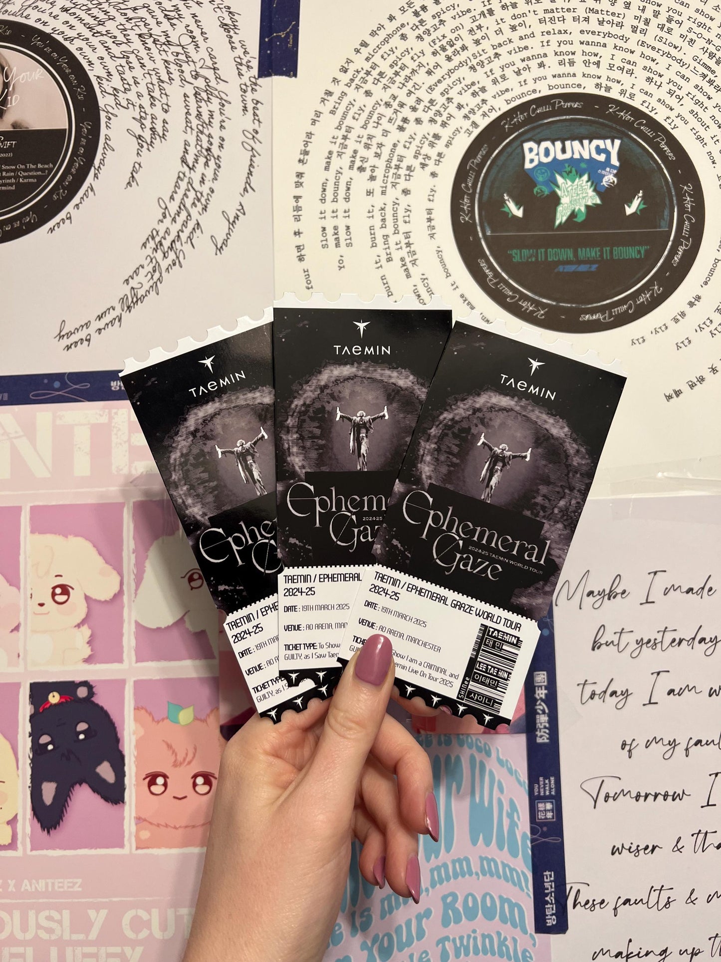 Taemin Souvenir Fan Ticket | Ephemeral Gaze Tour | Your City & Venue