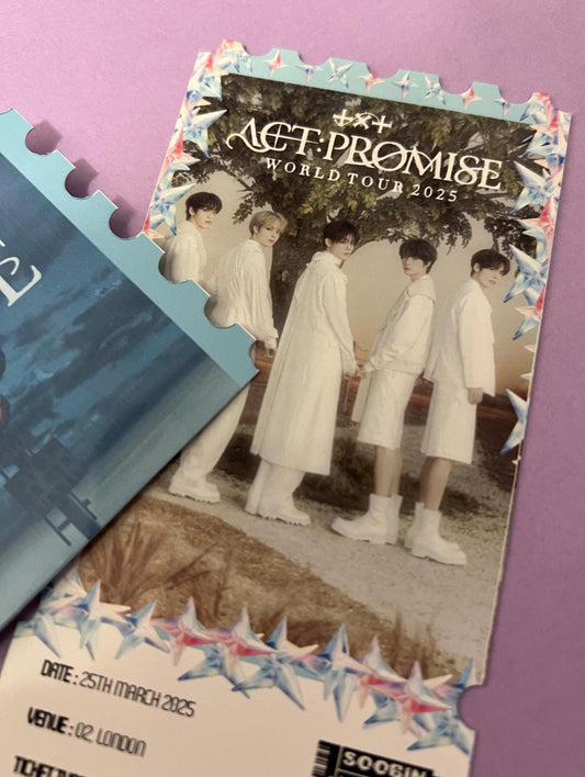 Tomorrow X Together World Tour Souvenir Europe Ticket TXT tour 2025