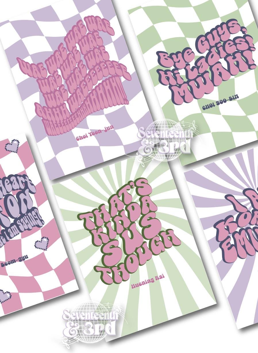 Tomorrow X Together "Once Said" fun Prints ||TXT funny Quote Inspired Print || Kpop Poster