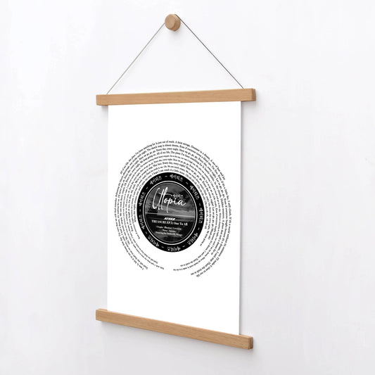 "UTOPIA" Ateez lyric Print