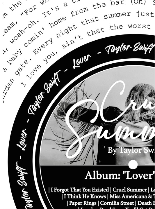 Cruel Summer (TS) || Square Print*