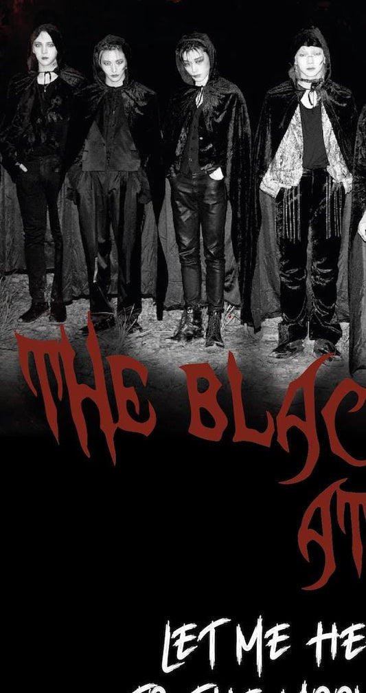 Ateez "Black Cat Nero" Song Ateez Lyric Print and Poster | Kpop Halloween