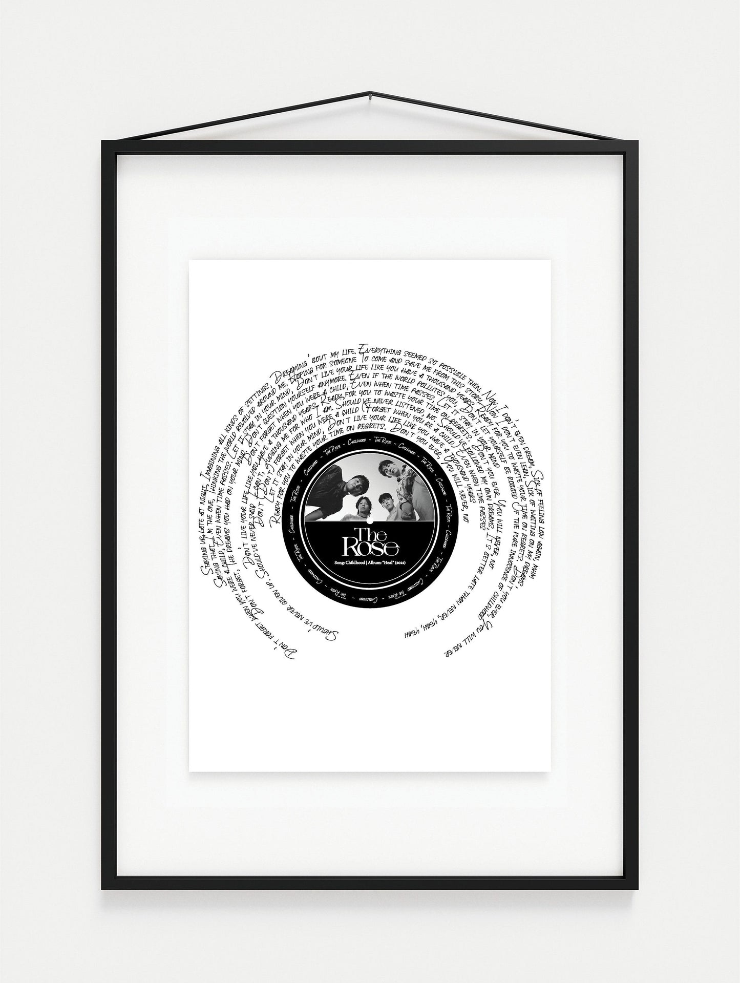 The Rose (더로즈) Childhood poster Song Print