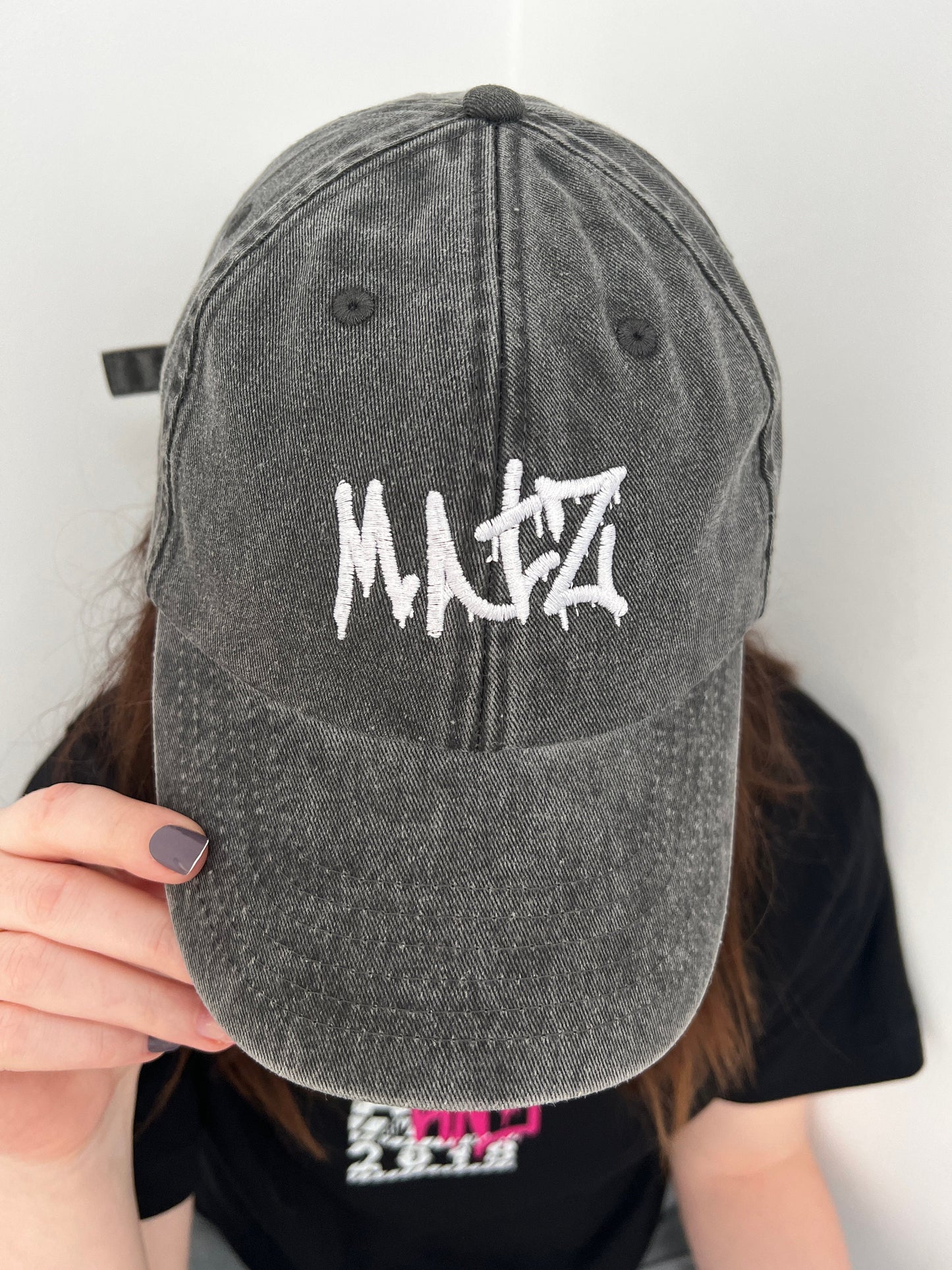MATZ Embroidery Slogan ATEEZ Cap