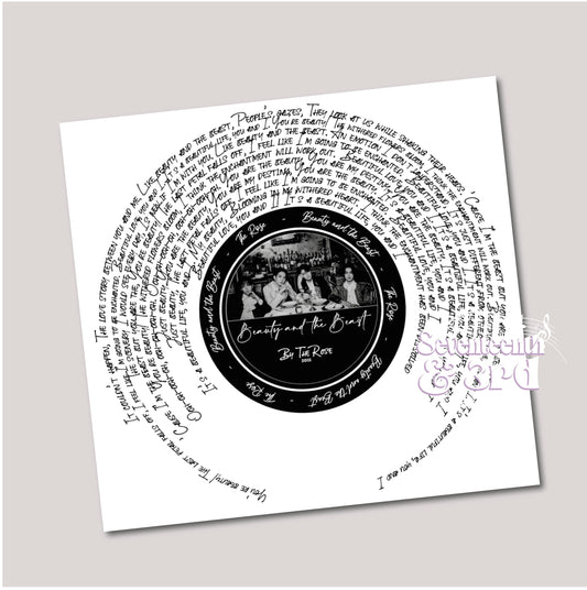 The Rose (더로즈) "Beauty and the Beast" art Print Dusk