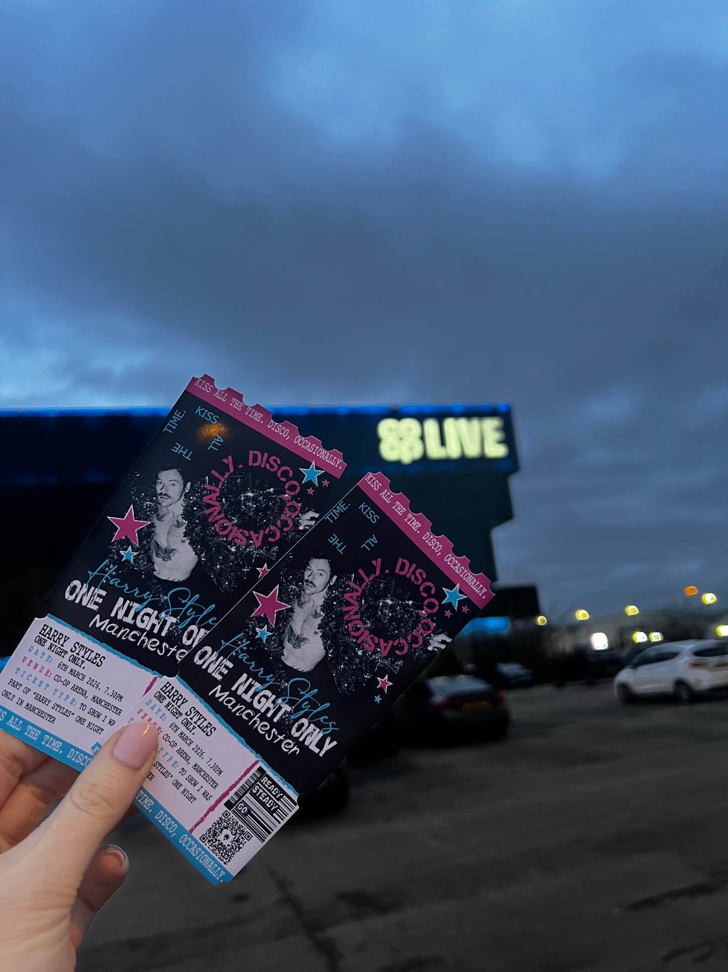 One Night Only Inspired H Styles Set List and souvenir ticket