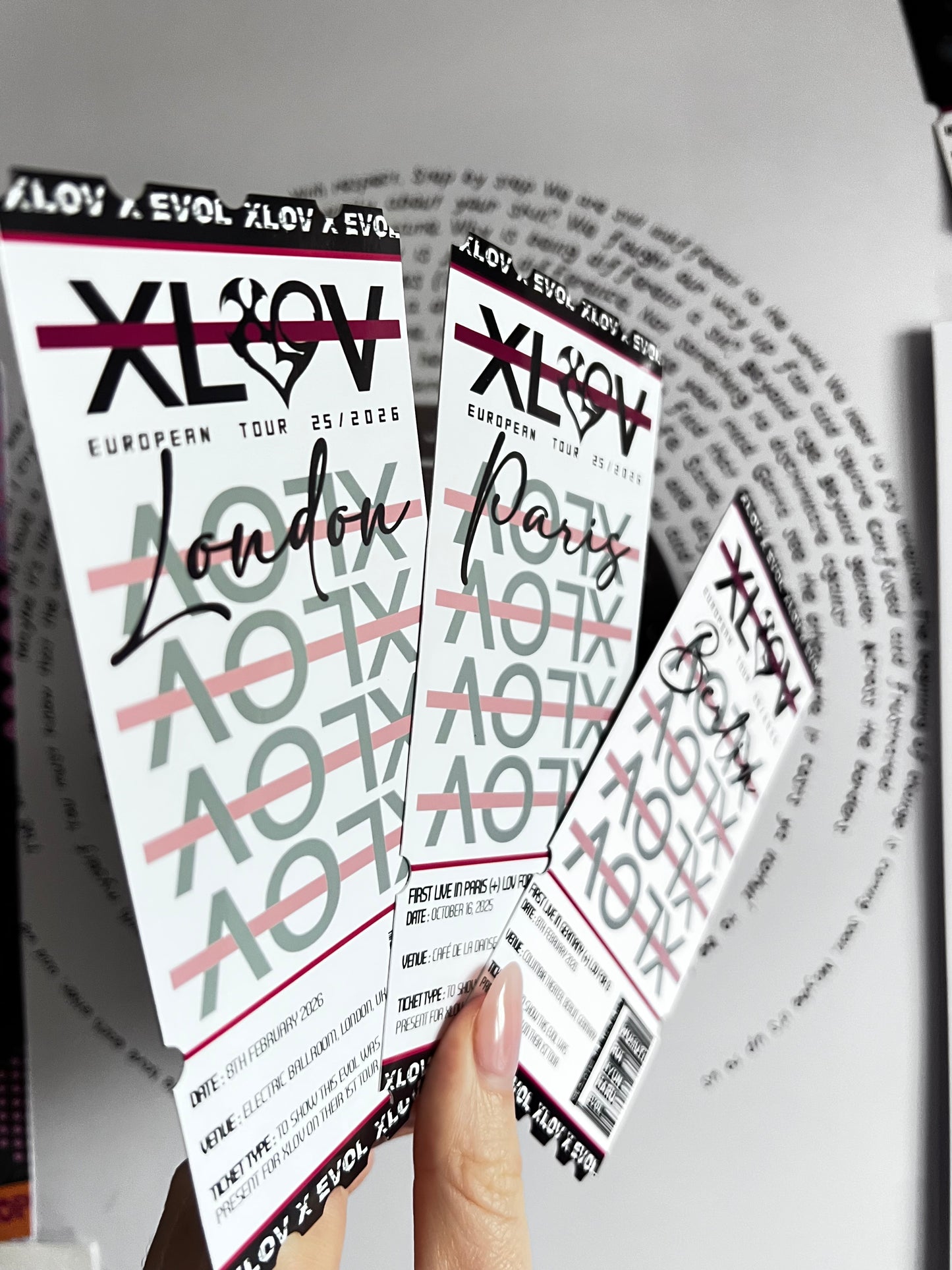 XLOV inspired Souvenir Ticket