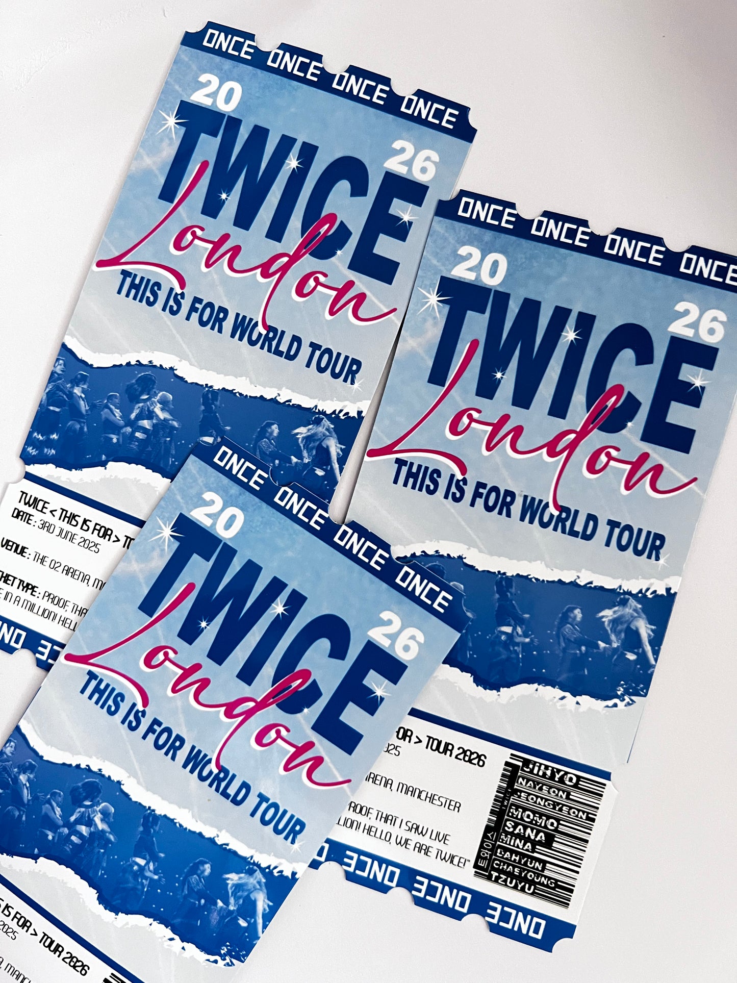 TWICE inspired souvenir ticket