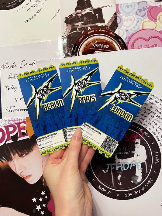 P1H Inspired souvenir ticket