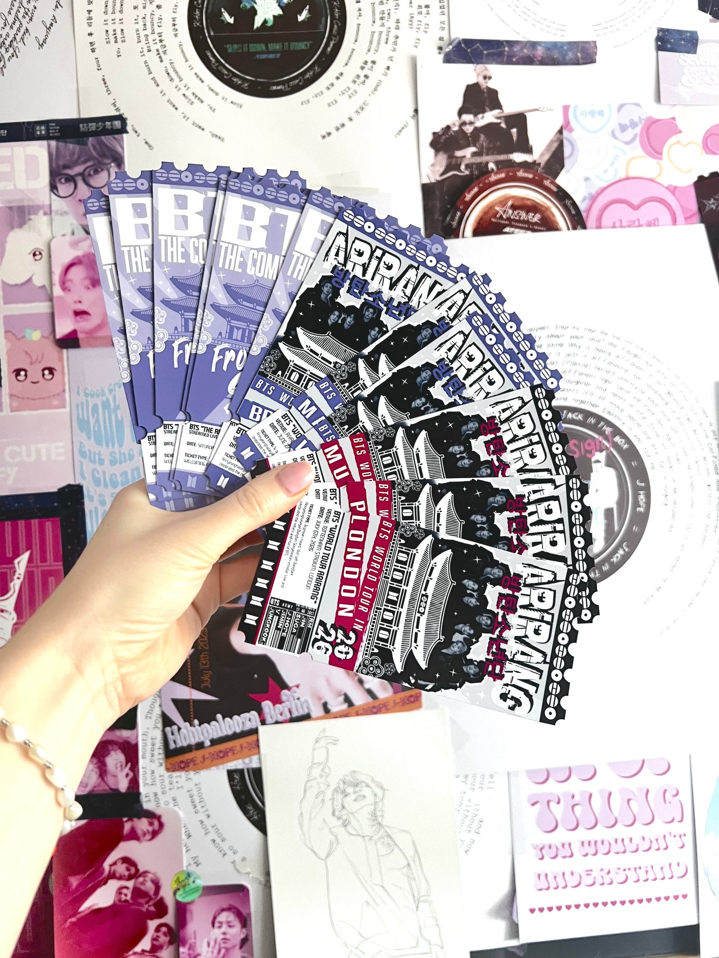 BTS "COMEBACK LIVE" inspired Souvenir Ticket