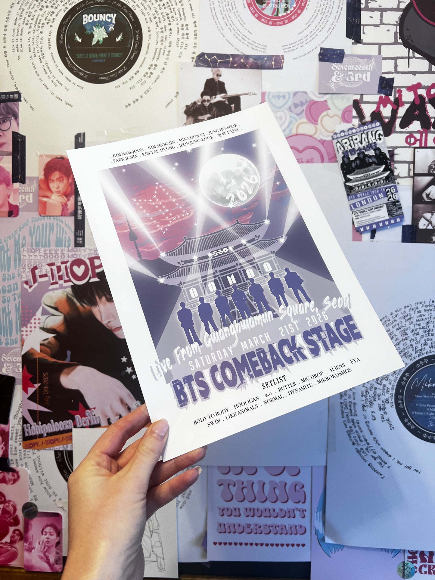BTS Return to Seoul Poster 2026 *Printable download*