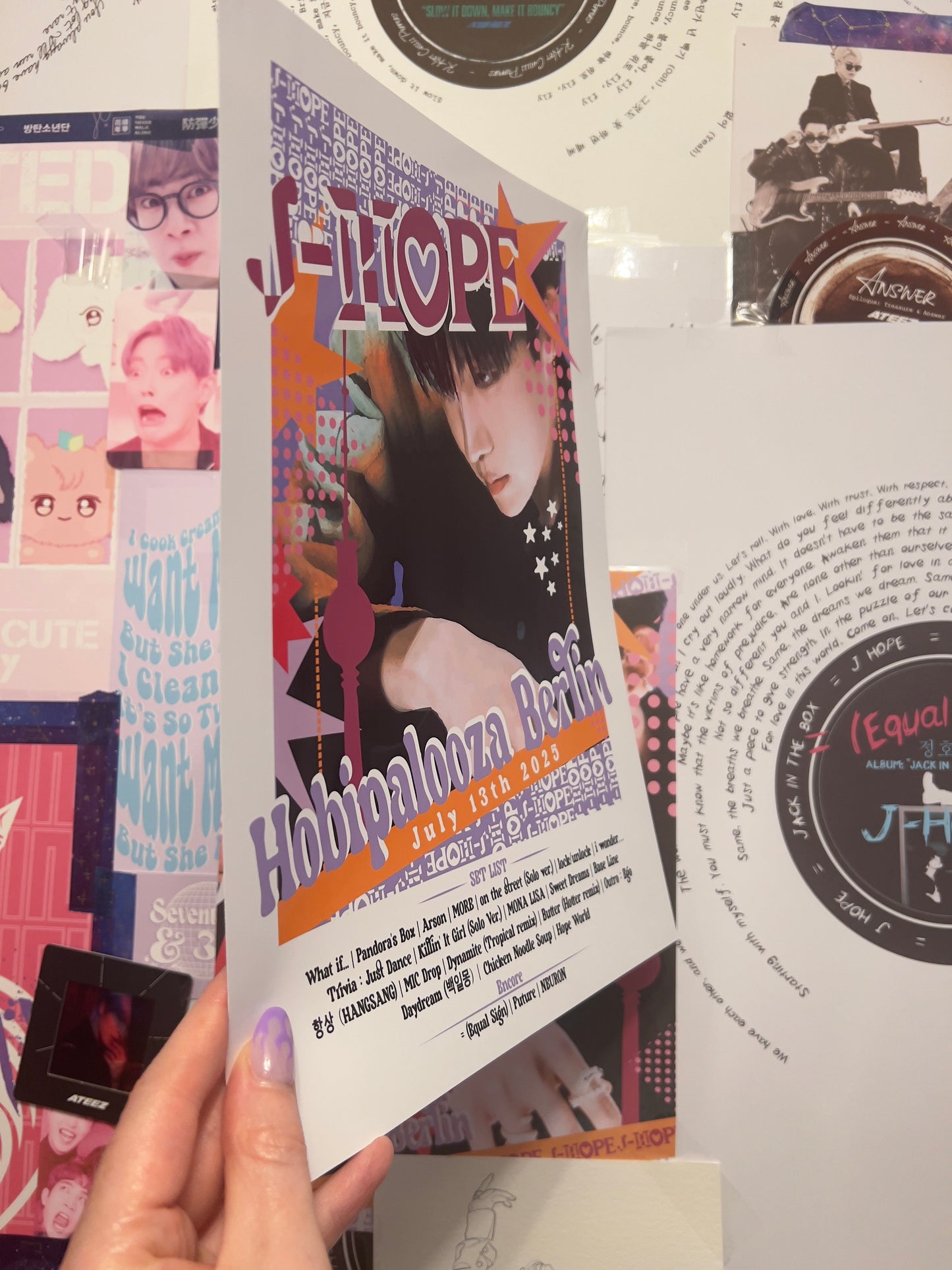 Hobipalooza Berlin Set List Poster