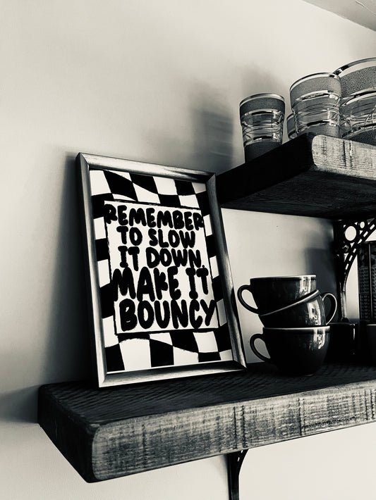 "Remember to be Bouncy"" Ateez inspired print *Printable Download*