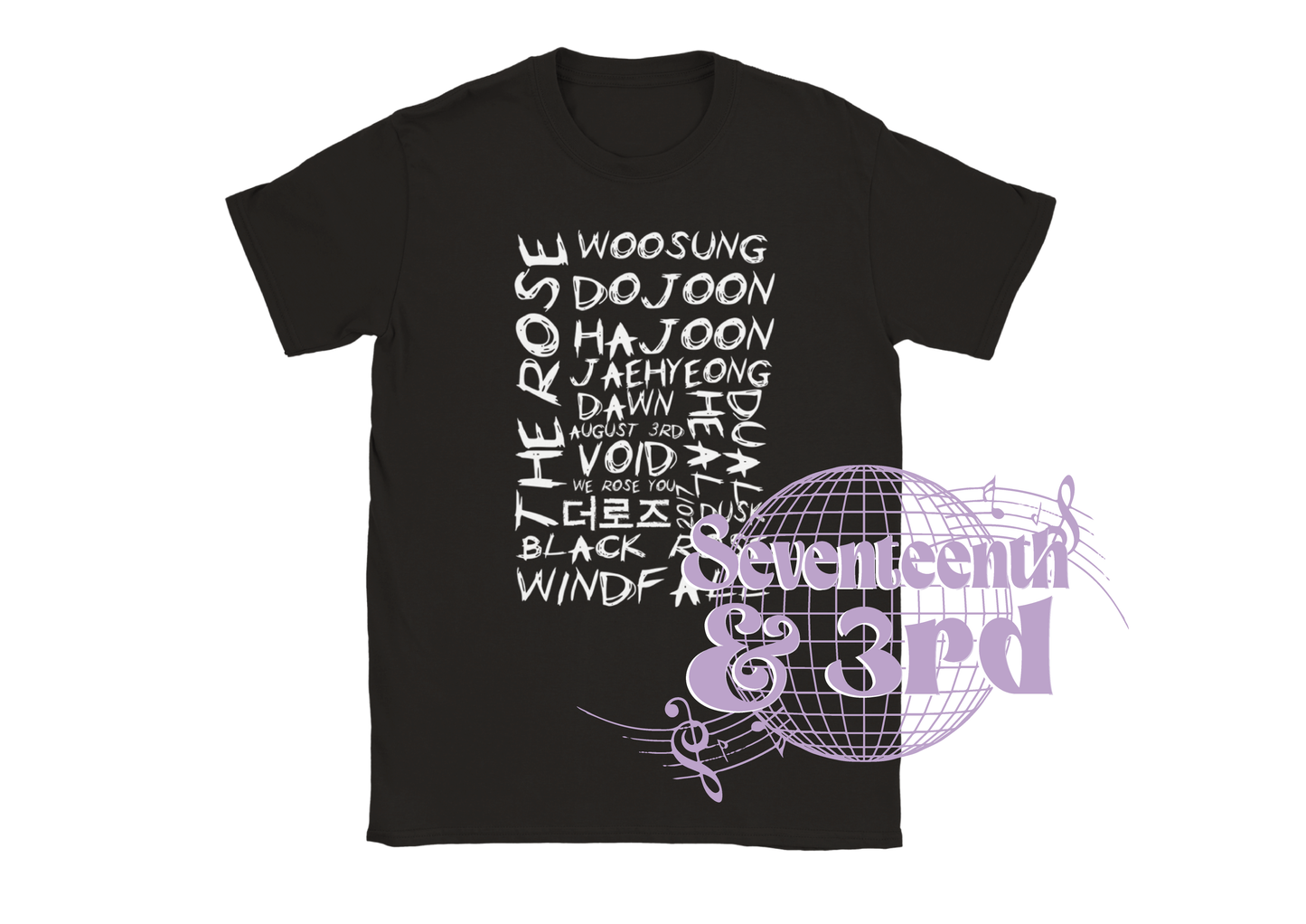 The Rose 더로즈 Scribble T-shirt
