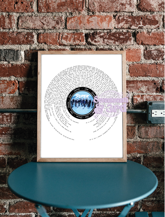 SVT "Super" Lyric print