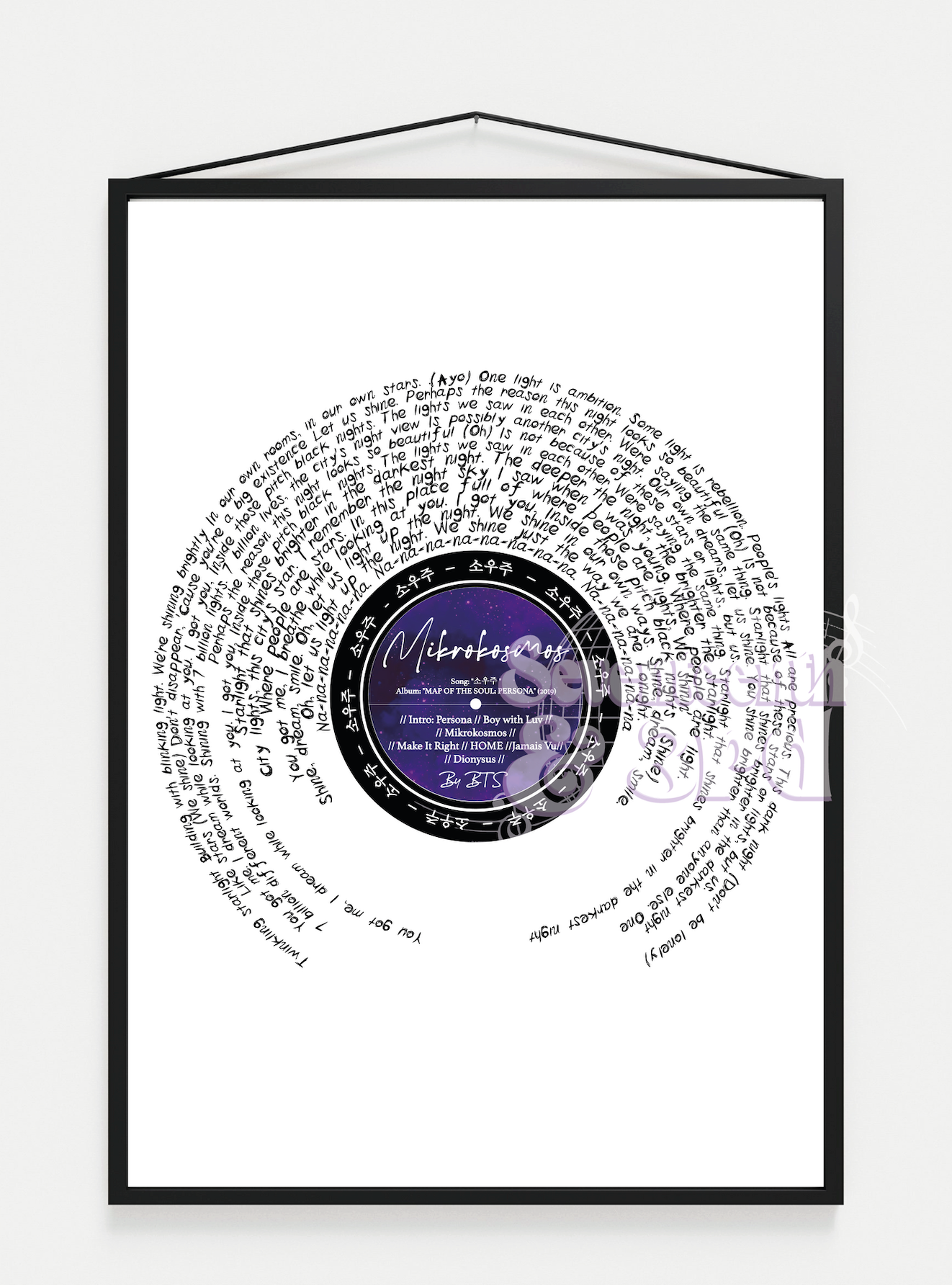 BTS "Mikrokosmos" Print 소우주