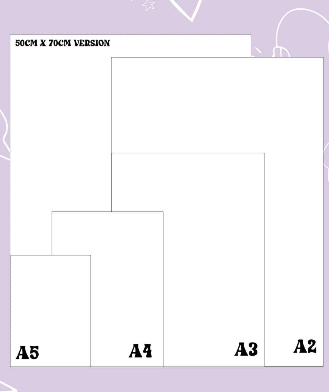 "Cinema" Inspired Movie Print 50"x70" *World Option*