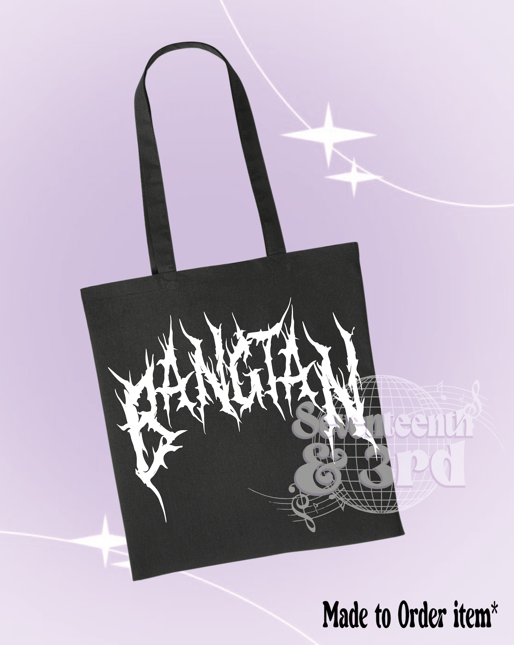 BTS inspired Rocker Tote Bags – Seventeenth&3rd