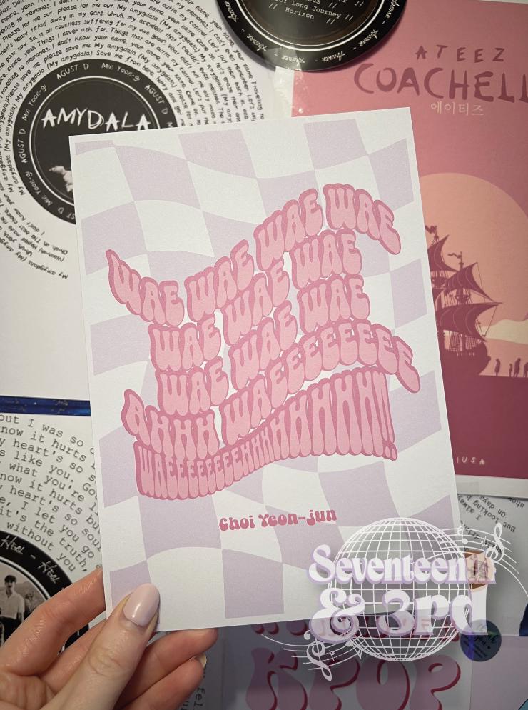 Tomorrow X Together "Once Said" fun Prints ||TXT funny Quote Inspired Print || Kpop Poster