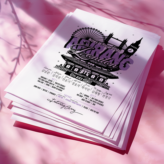 Arirang Europe Tour "Your City" Set List 2026