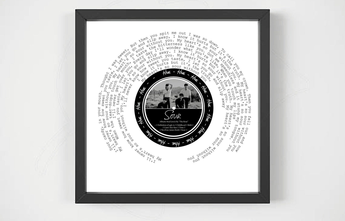 The Rose (더로즈) "SOUR" inspired Print