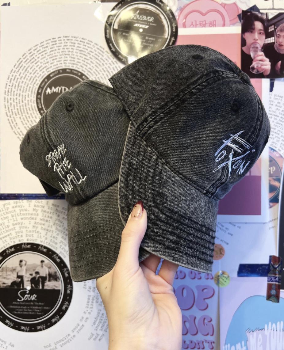 MATZ Embroidery Slogan ATEEZ Cap
