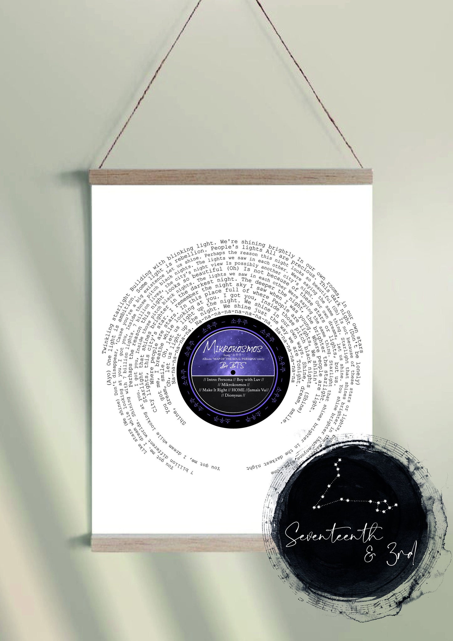 BTS "Mikrokosmos" Print 소우주