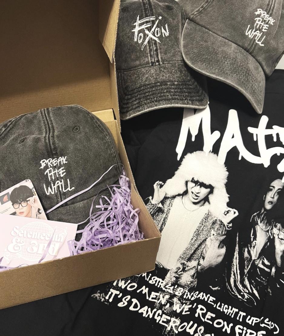 MATZ Embroidery Slogan ATEEZ Cap