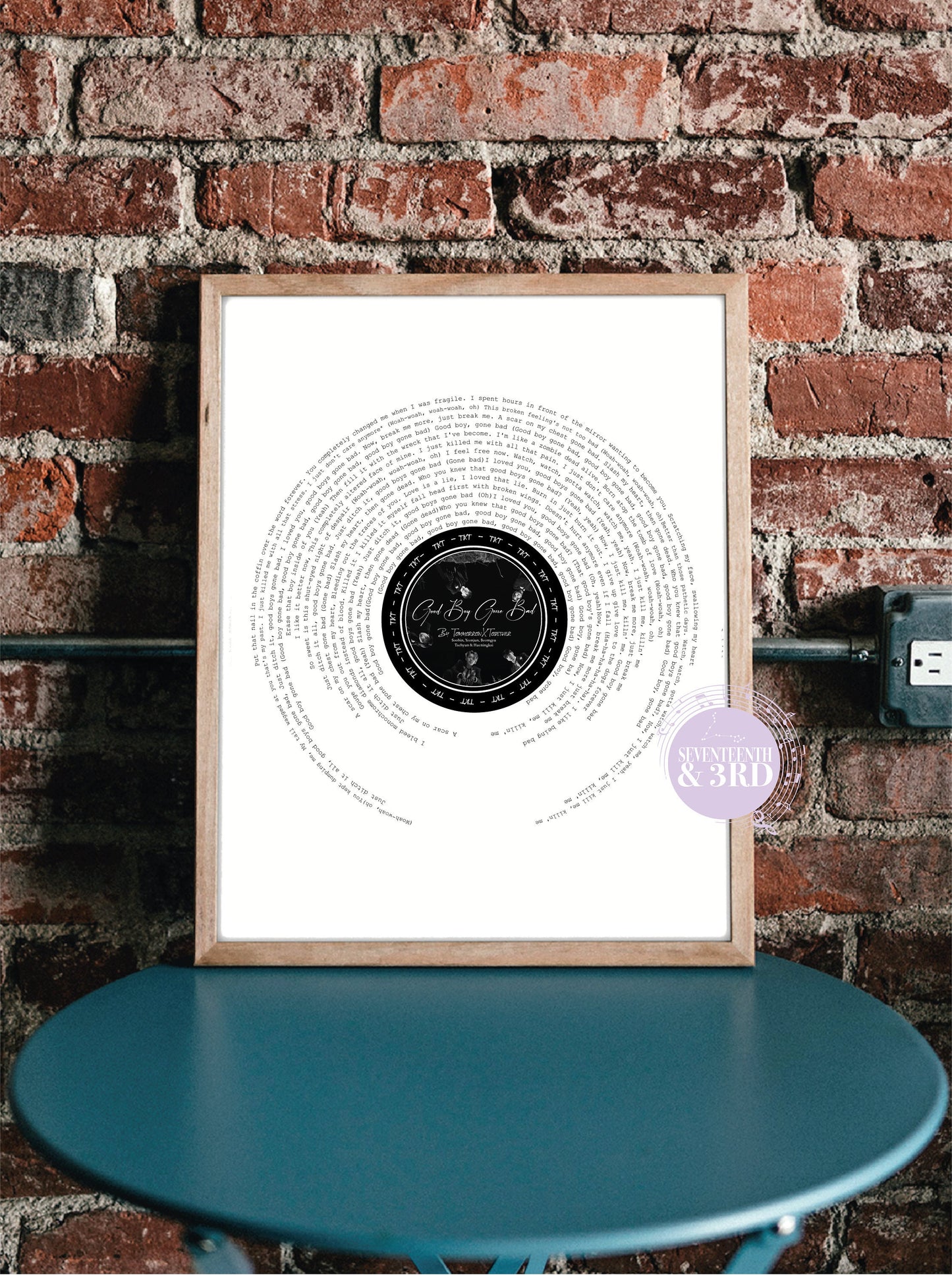 "Good Boy Gone Bad" TXT Print