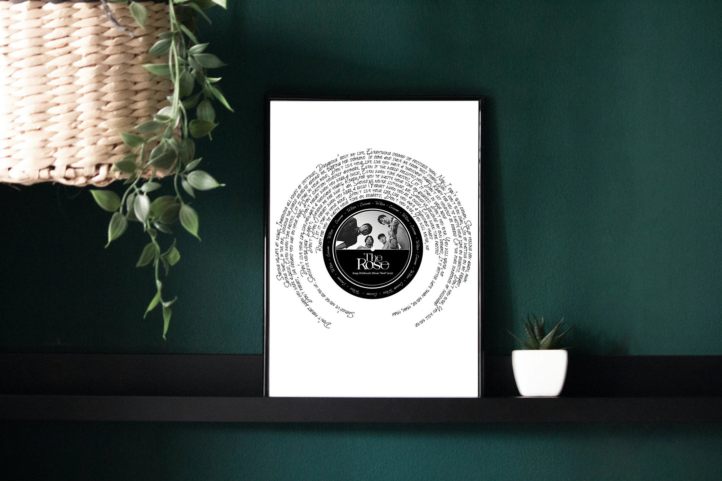 The Rose (더로즈) Childhood poster Song Print