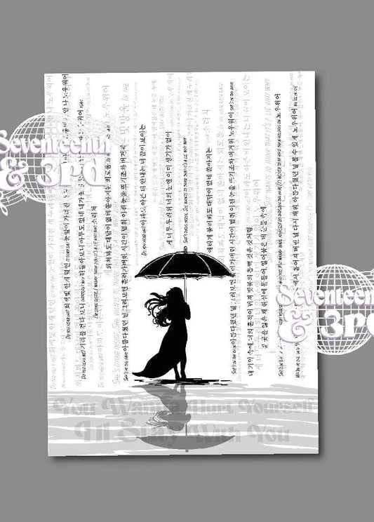 The Rose (더로즈) "She's in the rain" art poster Song Print || Korean Rock/Alt ||