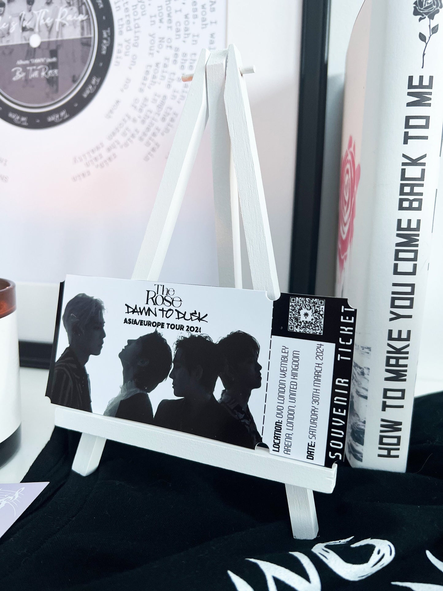 The Rose Dawn To Dusk Tour 2024 Souvenir Ticket | 더 로즈 | personalised Tour Souvenir || DUAL Tour