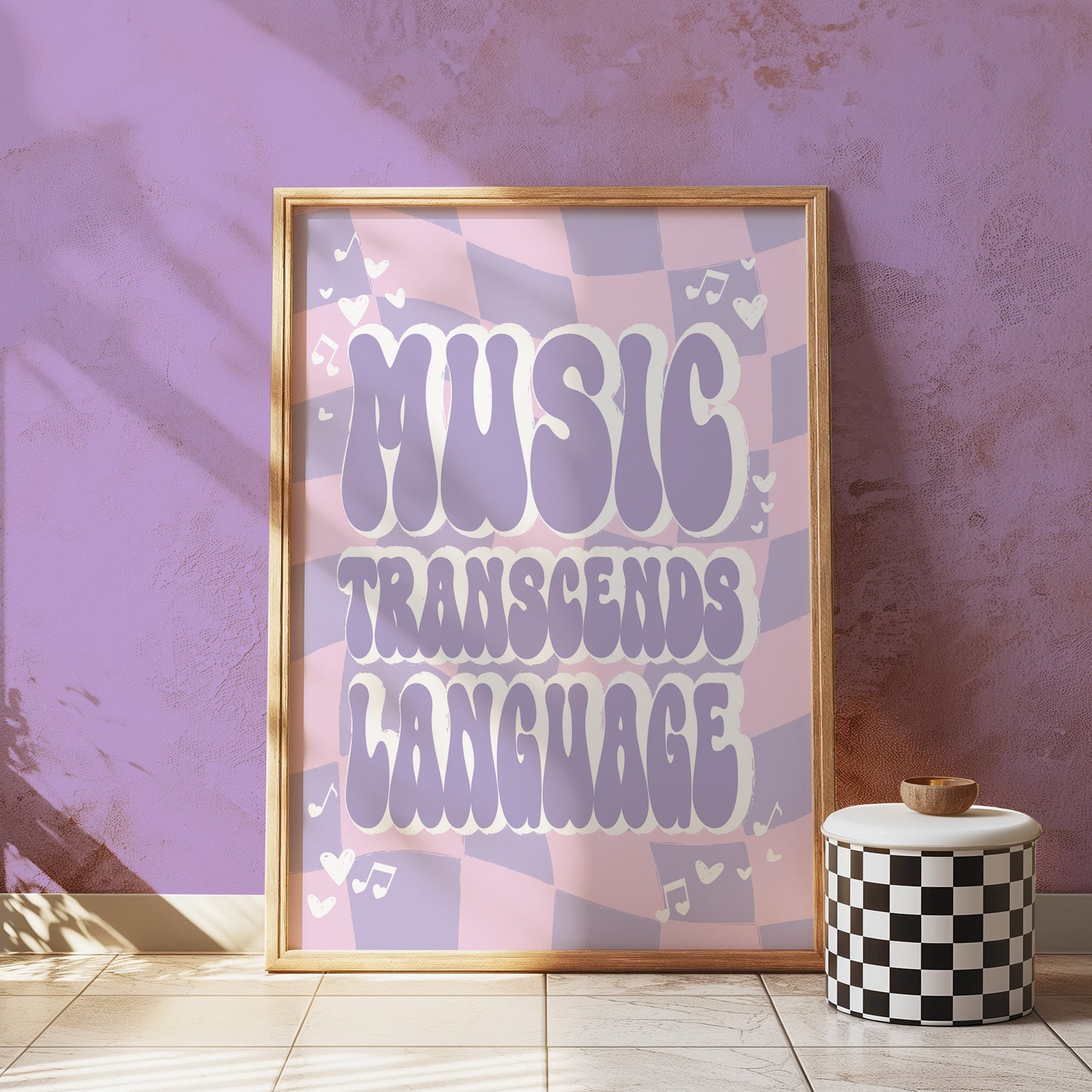 "Music transcends Language" Art Print