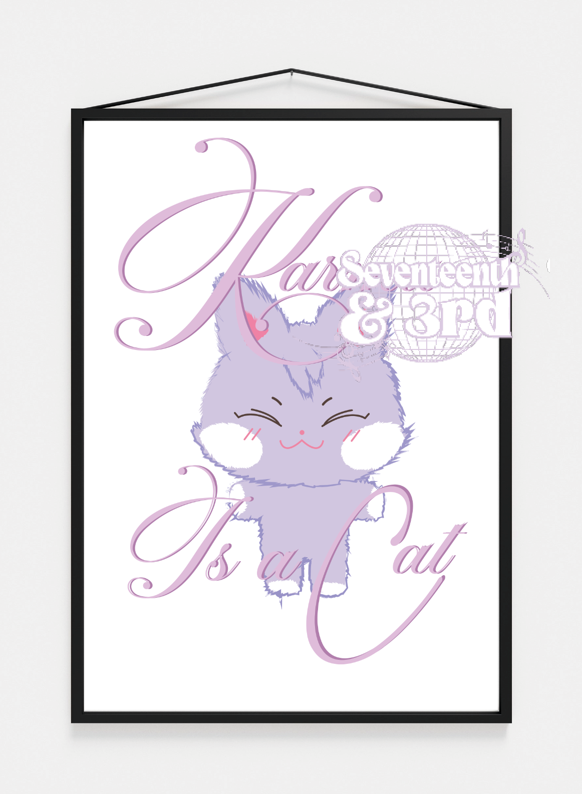 Woosan "Karma Is a Cat" Print