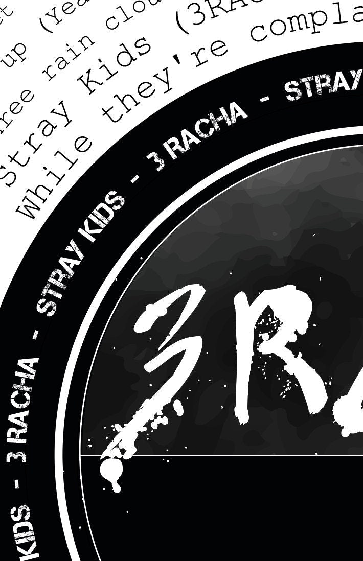 Stray Kids "3 Racha"  Subunit inspired Lyric prints
