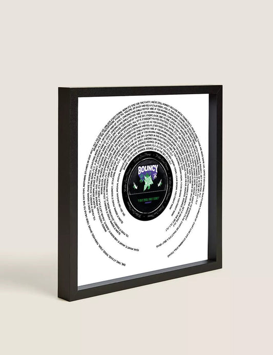 Ateez Print BOUNCY K-Hot Chilli Peppers Song Lyric Print