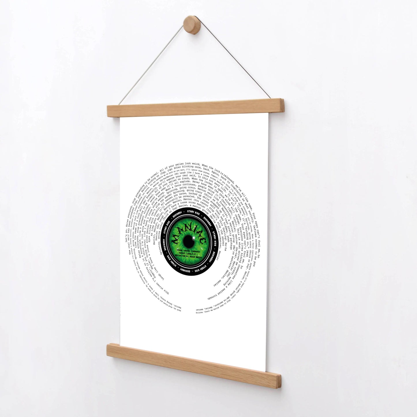 Stray Kids  "MANIAC" Lyric Wall Art Print