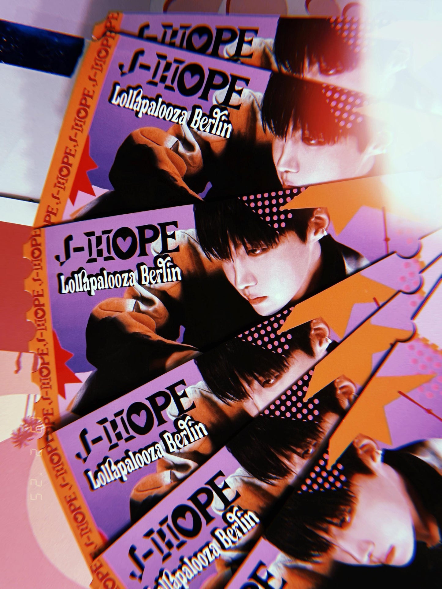 J-hope souvenir Ticket  Berlin festival Inspiration