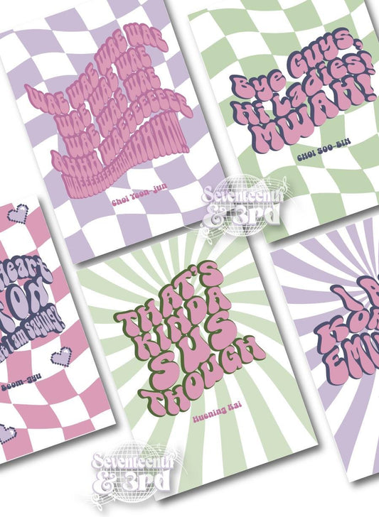 Tomorrow X Together "Once Said" fun Prints ||TXT funny Quote Inspired Print || Kpop Poster
