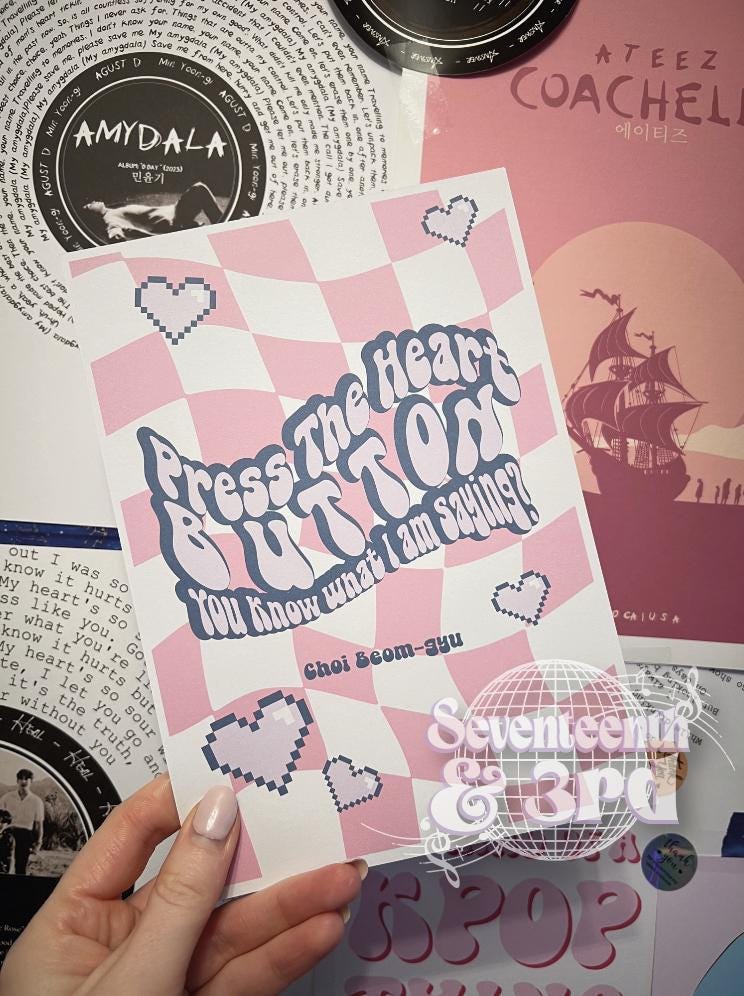 Tomorrow X Together "Once Said" fun Prints ||TXT funny Quote Inspired Print || Kpop Poster