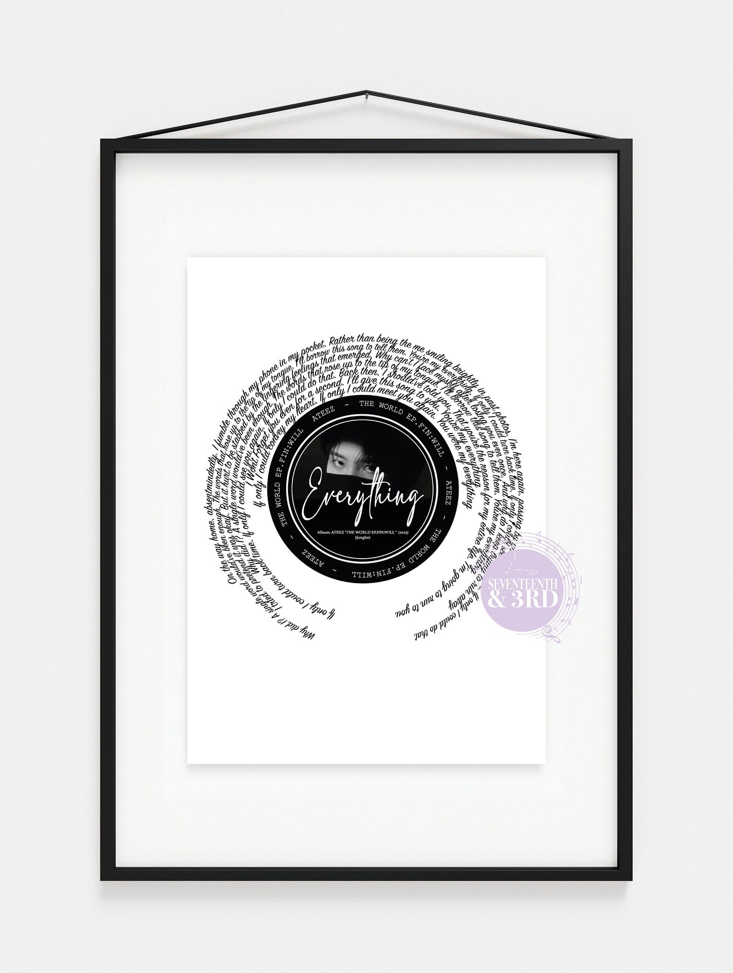 Ateez "Everything" full Lyric Print  || Jongho