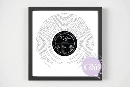 Ateez "iT's You" Lyric Inspired Print