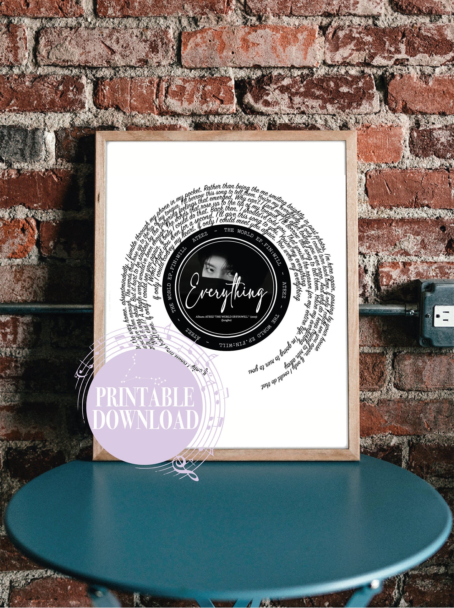 Ateez "Everything" full Lyric Print  || Jongho
