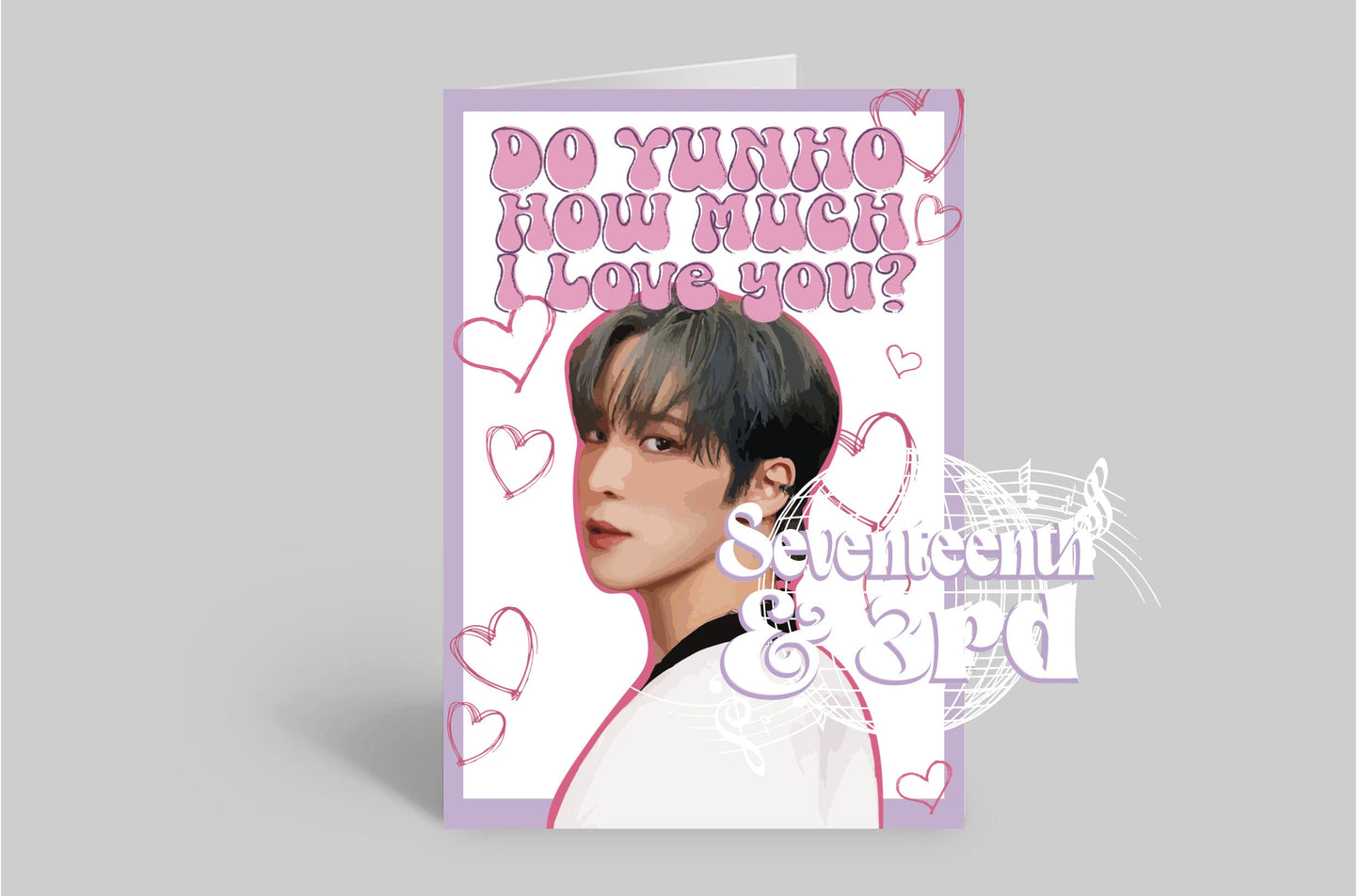 Ateez Greetings Card A6