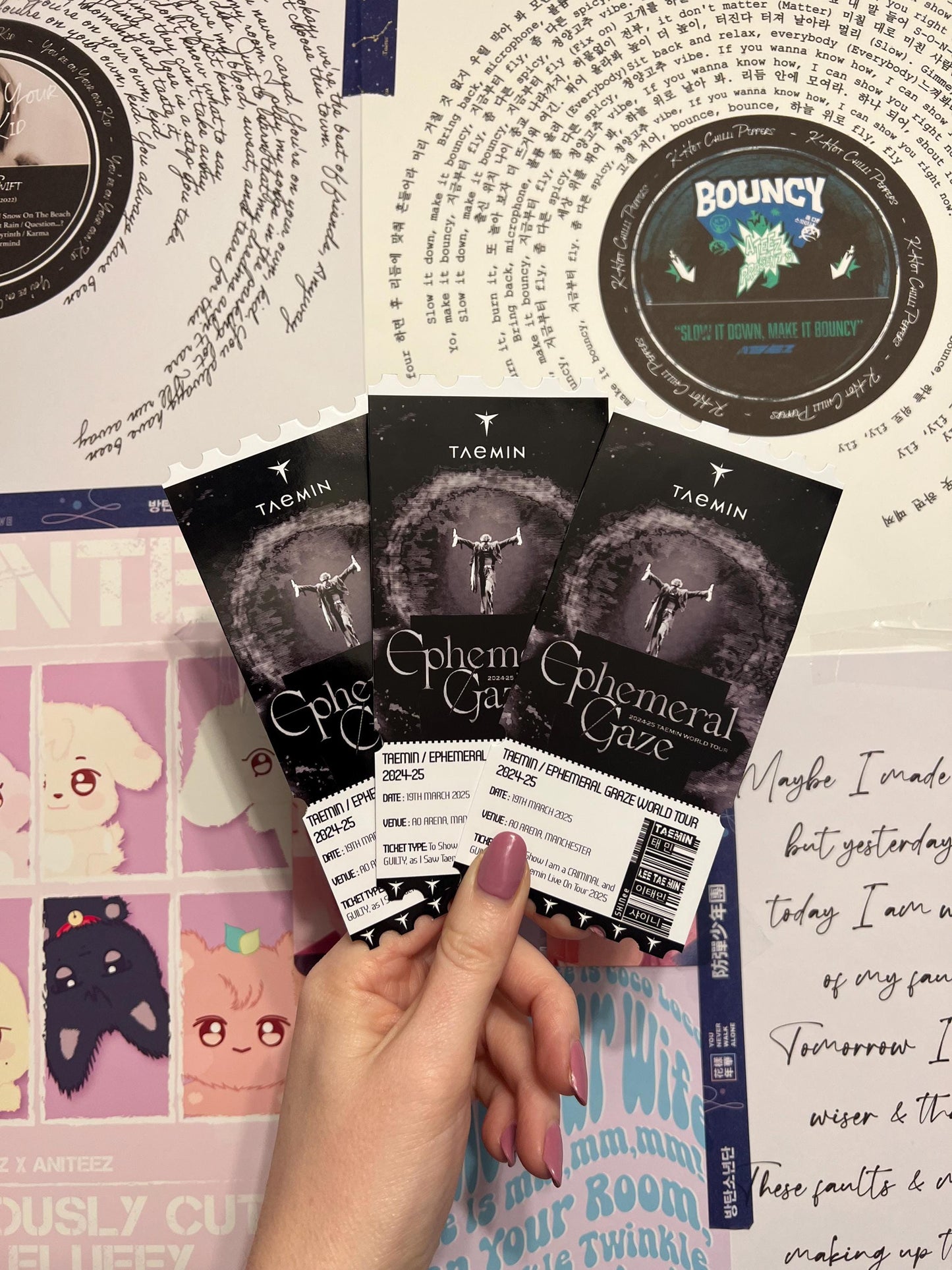 Taemin Souvenir Fan Ticket | Ephemeral Gaze Tour | Your City & Venue
