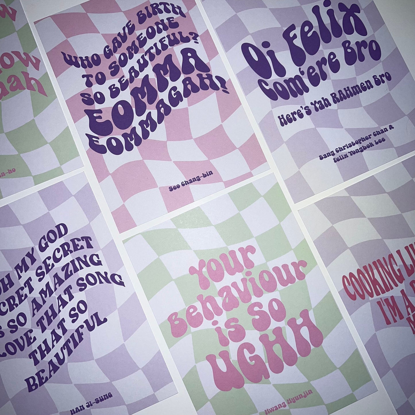 Stray Kids "Once Said" fun Prints