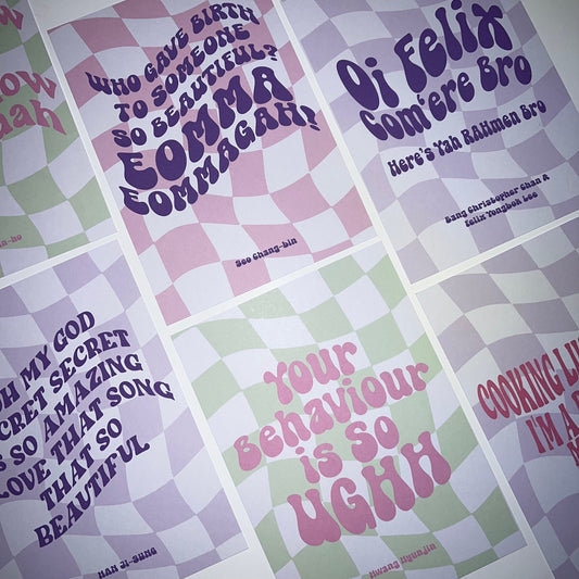 Stray Kids "Once Said" fun Prints