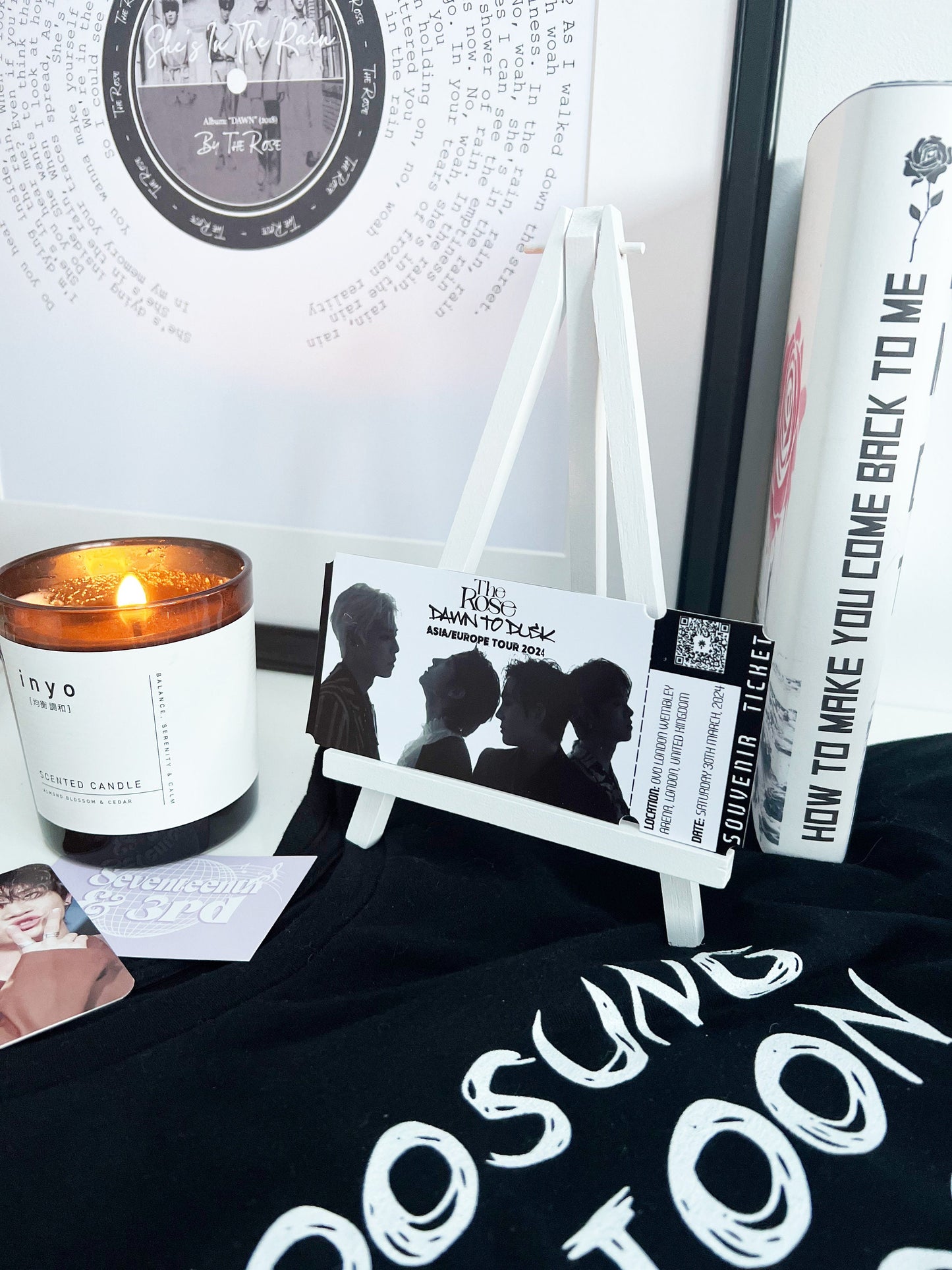 The Rose Dawn To Dusk Tour 2024 Souvenir Ticket |  더 로즈 | personalised Tour Souvenir || DUAL Tour