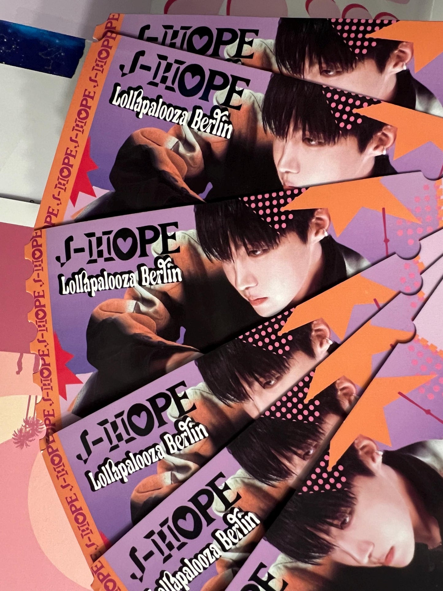 J-hope souvenir Ticket  Berlin festival Inspiration